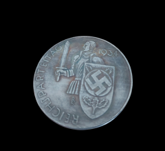3.5 cm. Çap Ww2 Almanya 1934 Nürnberg  Kongresi Anısına Üretilmiş Madalyon