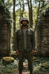 Haki Renk Fileli Alman VDN (Amerikan M1) Çelik Başlık-7 (Almanya Orjinal İthal Ürün)