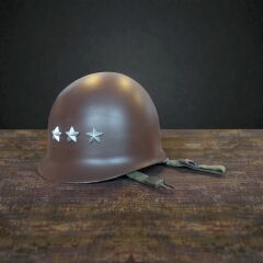 Amerikan Ordusu Korgeneral (Lieutenant General) M1 Çelik Miğfer Kahverengi