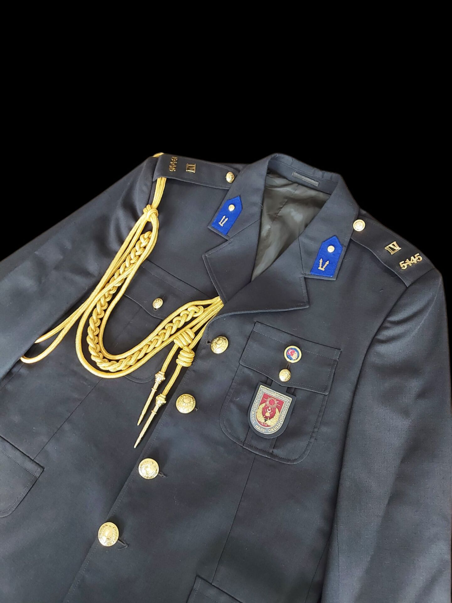 KHO Muhabere Sınıfı Harbiyeli Harici Takım Elbise  (46-D/S-M Beden) Sıfır Ürün