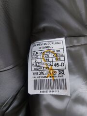 KHO Muhabere Sınıfı Harbiyeli Harici Takım Elbise  (46-D/S-M Beden) Sıfır Ürün