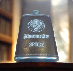 Deri Kaplama Paslanmaz Çelik Matara 4oz