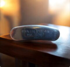 Deri Kaplama Paslanmaz Çelik Matara 4oz