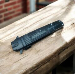 22 cm.Browning Yarı Otomatik Manuel Çelik Çakı