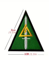 8x6 cm ABD Ordusu Delta Kuvvet Nakış Peç