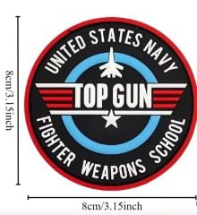 8cm. Çap Top Gun Taktiksel PVC Peç