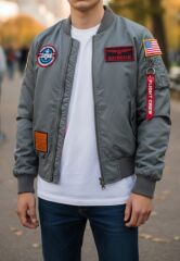 Haki Renk  6 Yaş / 116 cm. Pilot Mont (İthal Ürün)