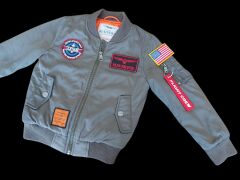 Haki Renk  6 Yaş / 116 cm. Pilot Mont (İthal Ürün)