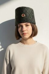 Siyah Renk Sovyet Kalpak Unisex (57 Numara) Sıfır Ürün