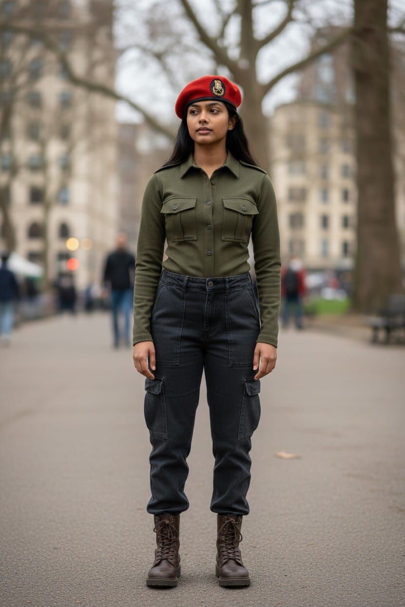 Kırmızı Renk Suriye Ordusu Sb. Bere Unisex (58 numara) Bez Kokartlı