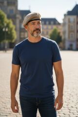 Kahverengi Fransız Metal Kokart Bere Unisex (54-55 Numara)