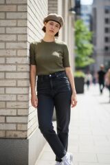 Kahverengi Fransız Metal Kokart Bere Unisex (54-55 Numara)