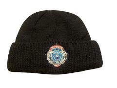 Siyah Renk Hava Kuvvetleri Nakış Armalı Bere