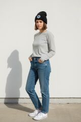 Siyah Renk Hava Kuvvetleri Nakış Armalı Bere