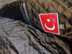 Siyah Renk Hakiki Deri Pilot Mont (M-L Beden)