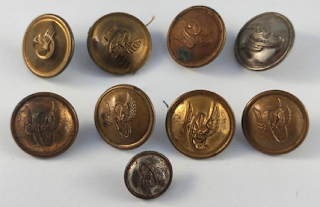 Nostaljik Demiryolları Düğme Lotu (9 Adet)