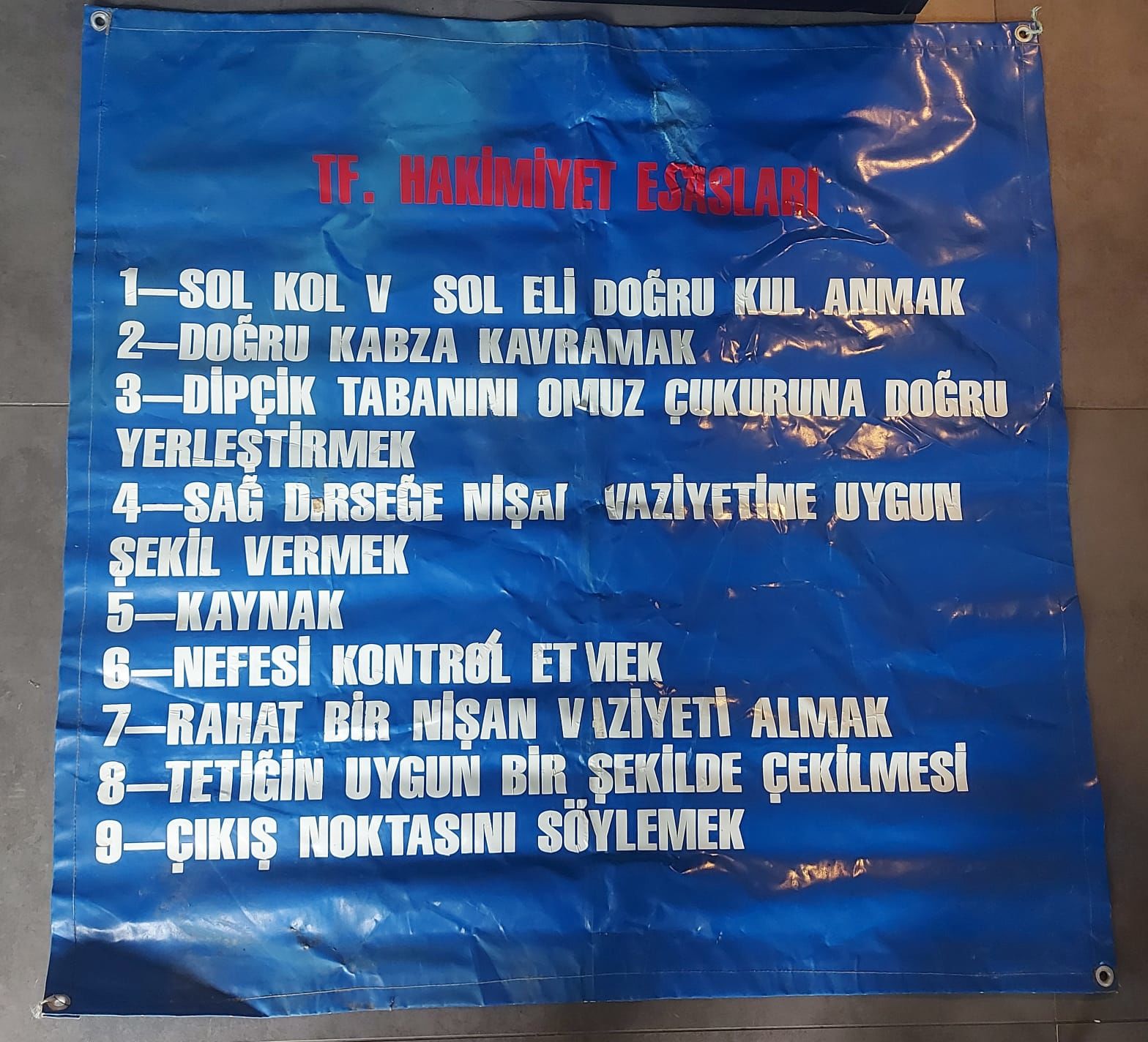 100x100cm Atış Alanı Hatırası Model-2