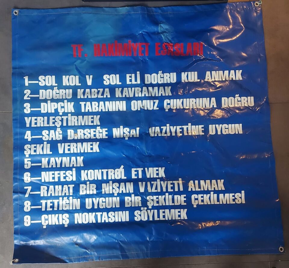 100x100cm Atış Alanı Hatırası Model-2