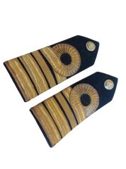 1971 Dönemi Bahriyeli Yarbay Apolet-2  (Çift)