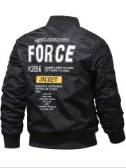 Erkek Dar Kesim Siyah Renk Pilot Model Mont (S Beden)