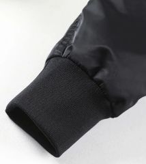 Erkek Dar Kesim Siyah Renk Pilot Model Mont (S Beden)