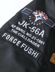 Erkek Dar Kesim Siyah Renk Pilot Model Mont (S Beden)