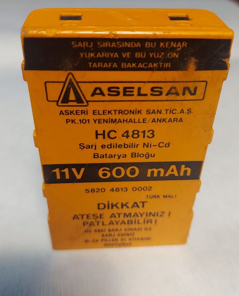 HC 4813 Aselsan Telsiz Batarya Bloğu