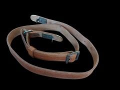 103 cm. Kahverengi Ww2 Alman Ordusu Deri Çapraz Omuz Askısı (İthal Ürün)