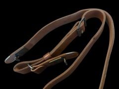 103 cm. Kahverengi Ww2 Alman Ordusu Deri Çapraz Omuz Askısı (İthal Ürün)