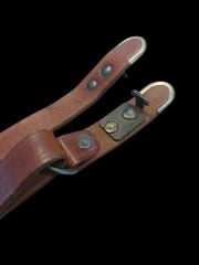 103 cm. Kahverengi Ww2 Alman Ordusu Deri Çapraz Omuz Askısı (İthal Ürün)