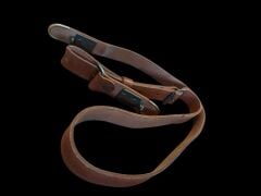 103 cm. Kahverengi Ww2 Alman Ordusu Deri Çapraz Omuz Askısı (İthal Ürün)