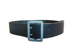 107 cm. Siyah Renk Ww2 Alman Ordusu Subay Çift Pençeli Deri Saha Kemeri (İthal Ürün)