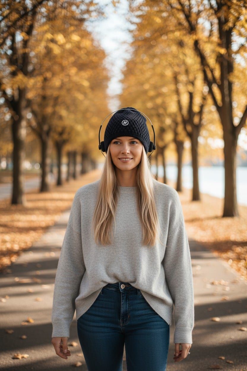 Military Fashion Ww2 Alman Kokartlı Siyah Renk Kulaklı Yün Bere+Vintage Kulaklık Kombini