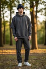 Military Fashion Ww2 Alman Kokartlı Siyah Renk Kulaklı Yün Bere+Vintage Kulaklık Kombini