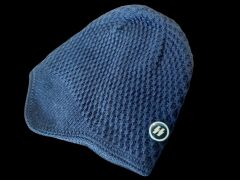 Military Fashion Ww2 Alman Kokartlı Siyah Renk Kulaklı Yün Bere+Vintage Kulaklık Kombini