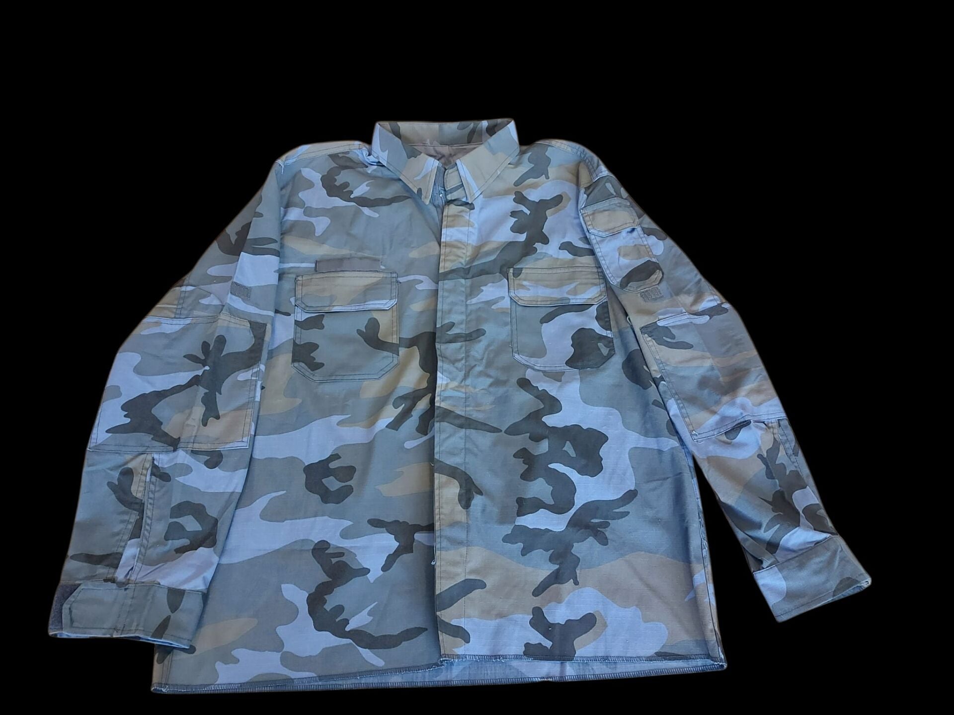 Hava Kuvvetleri Mavi Kamuflaj Ceket Unisex  (58-6/XL Beden) Sıfır Ürün