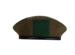 Military Fashion Unisex Kahverengi Kaşe Kumaş +Yeşil Kumaş Kokart (Ayarlanabilir)
