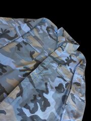 Hava Kuvvetleri Mavi Kamuflaj Ceket Unisex  (58-6/XL Beden) Sıfır Ürün