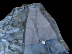 Hava Kuvvetleri Mavi Kamuflaj Ceket Unisex  (58-6/XL Beden) Sıfır Ürün