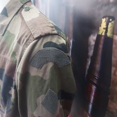 Fransa Ordusu CCE Kamuflaj Üst (M-L Beden)-Unisex