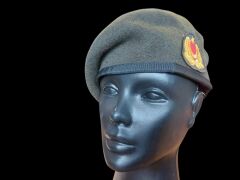 Haki Renk (General-Kurmay Subay) Kokartlı Bere Unisex (58 Numara)