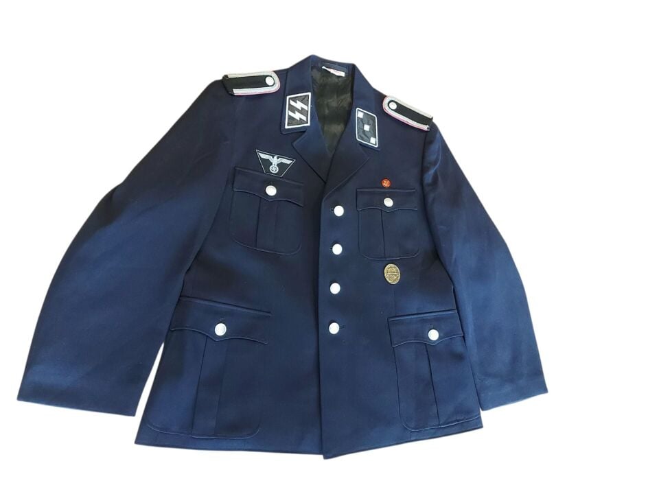 Lacivert Renk Ww2 Alman Replika Sb. Ceket (M Beden)