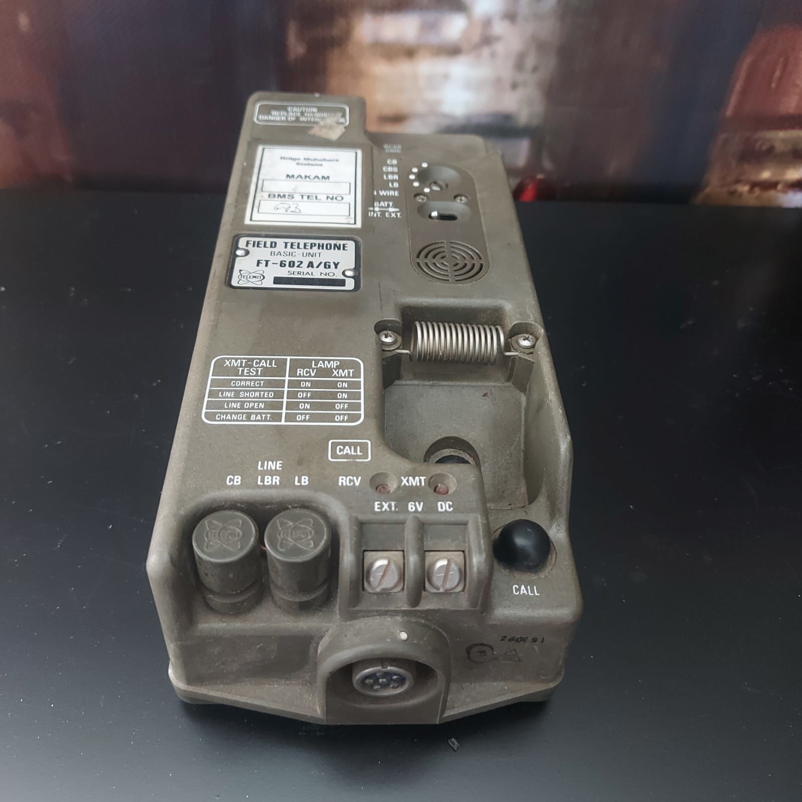 Askeri Telefon Modeli (Avize Mevcut Değil-Uygun Sunulmuştur)
