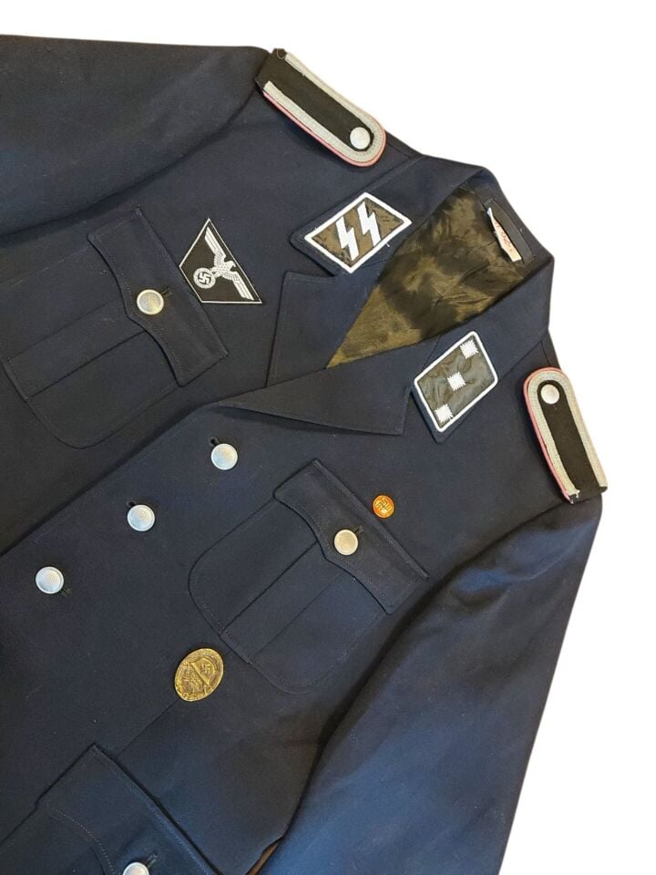 Lacivert Renk Ww2 Alman Replika Sb. Ceket (M Beden)
