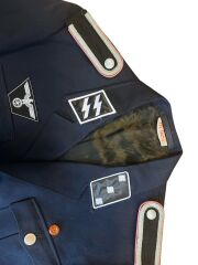 Lacivert Renk Ww2 Alman Replika Sb. Ceket (M Beden)