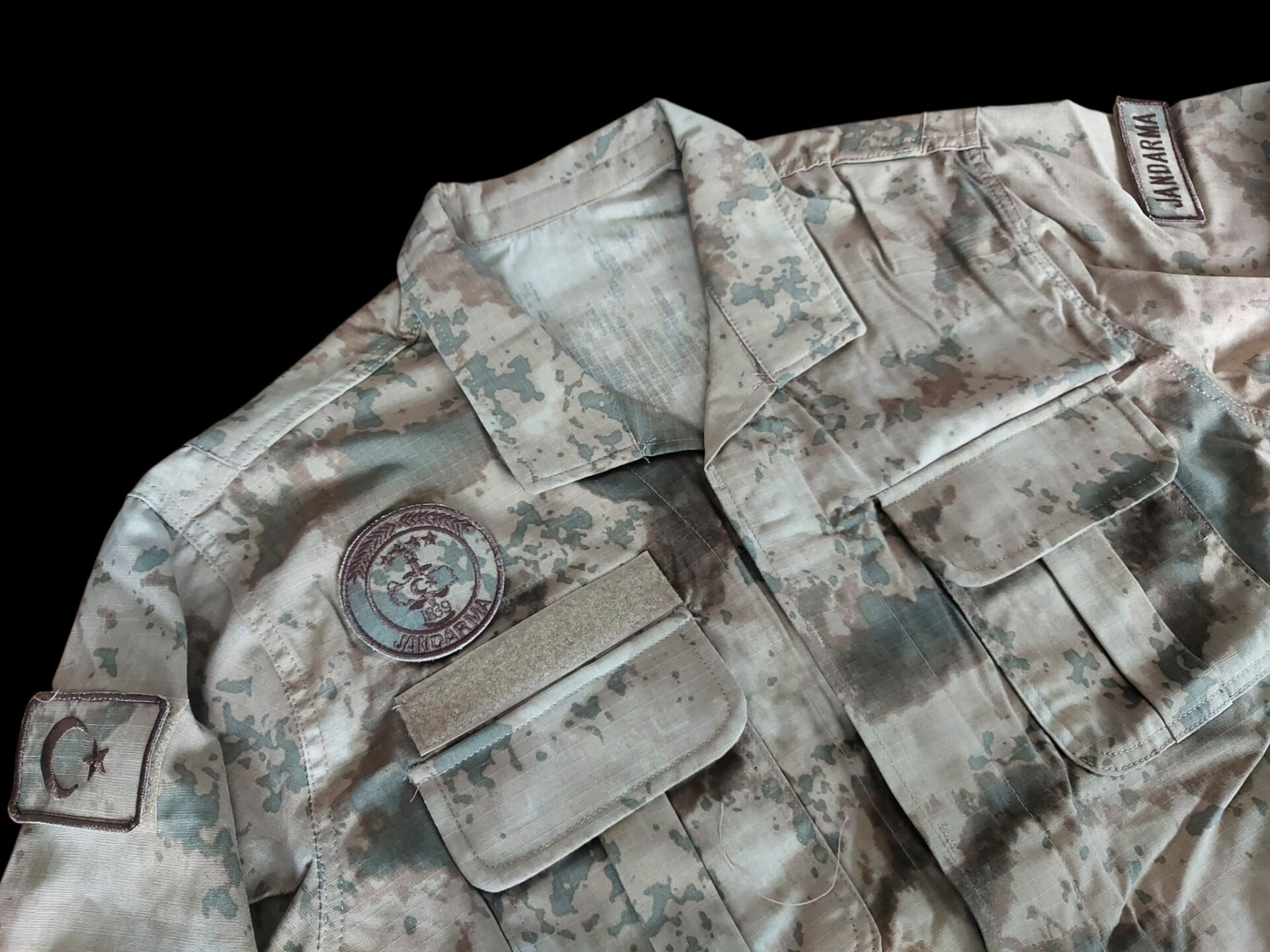 Kamuflaj Kumaş Jnd. Takım (Alt-Üst) Unisex (L Beden) Sıfır Ürün