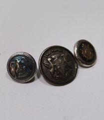 Ww2 Dönemi Üç Adet Asker Düğmesi Lotu