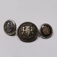 Ww2 Dönemi Üç Adet Asker Düğmesi Lotu