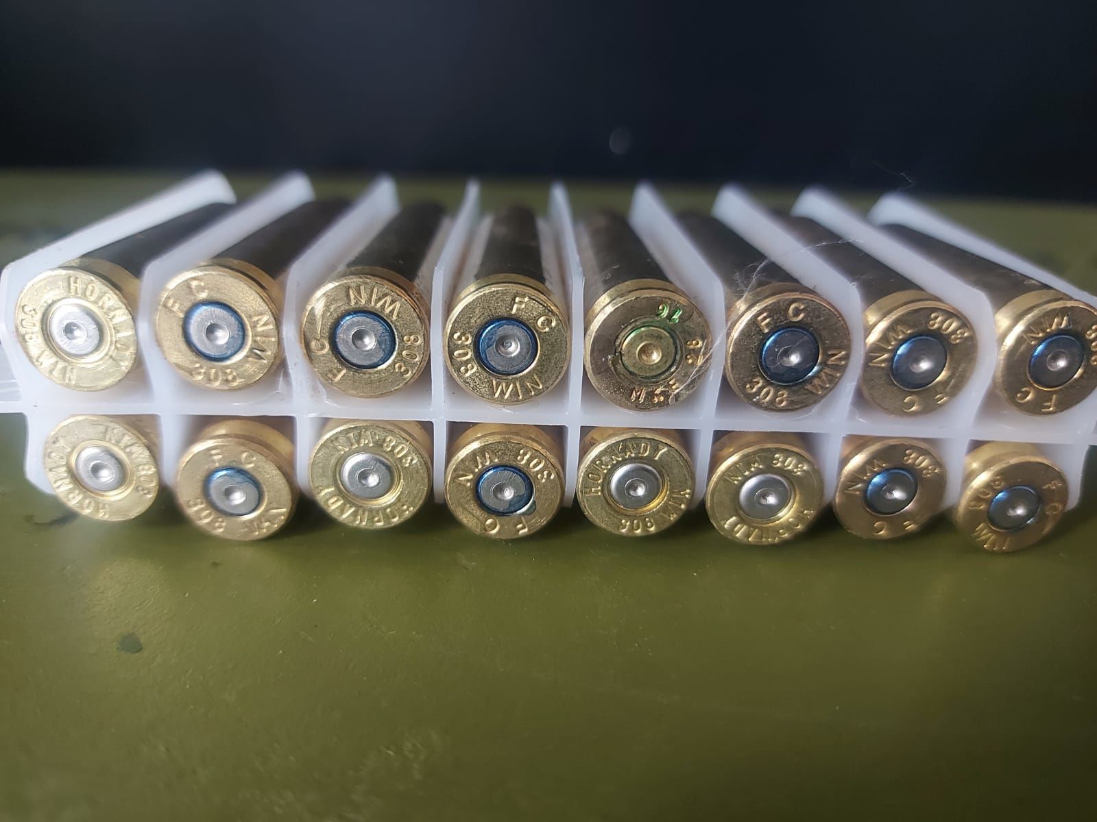 7.62x51 mm Nato 308 Winchester Pirinç Kovanlar (Stant +16 Adet Dekoratif Kovan)