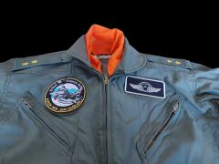 136x20 cm. Turuncu Renk İpek Kumaş  Vintage Pilot Fular (Orjinal Ürün)